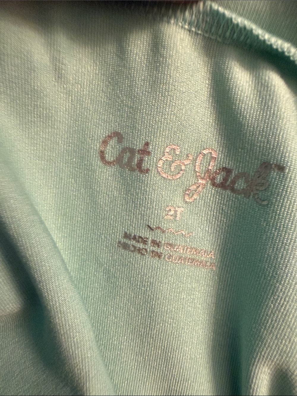 Cat and Jack Full Zip Rash Guard Top - Picture 3 of 3